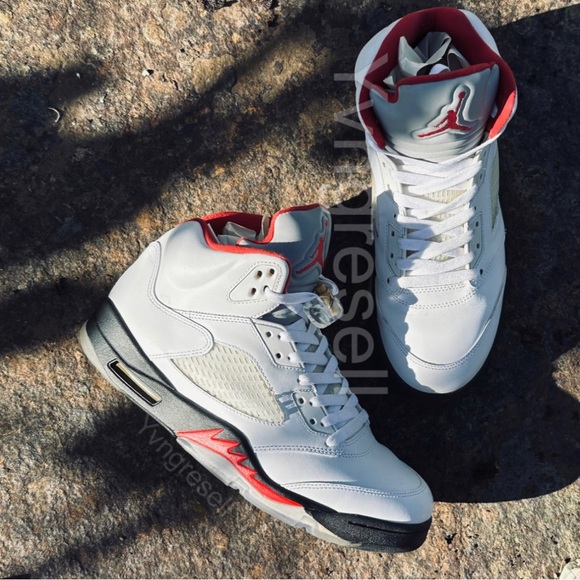 PENDING•Jordan Brand Retro 5 “Fire-Red” - Picture 2 of 8